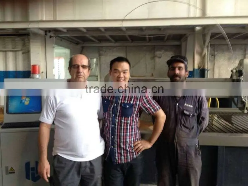 RICH CNC waterjet cutting machine for granite