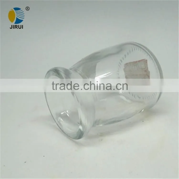 100ML glass pudding jar with high quality