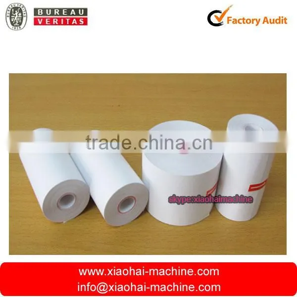 Coreless Thermal FAX ATM POS Medical Replort Paper Roll Slitting Rewinding Machine