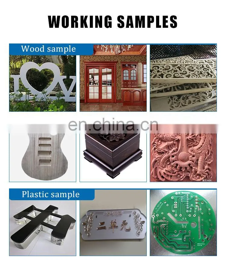 SENKE 4 axis Advertising Wood MDF Door PVC CNC Router Cutting Engraving Drilling Machine