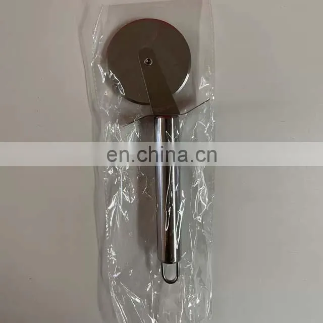 wholesale Stainless Steel Pizza Shovel Pizza Cutter Set Stainless Steel Pizza Cutter Wheel With Wood Handle