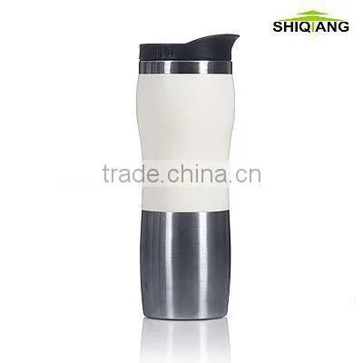 420ml double wall stainless steel travel thermal mug