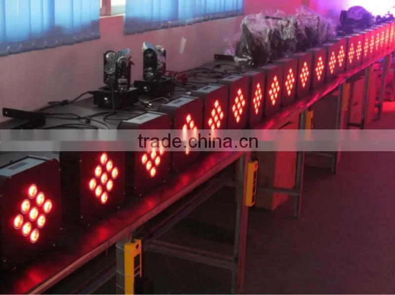 9pcs 10W RGBW 4 in 1 Wireless DMX Battery Power Led Par64 Led Par Light DJ Lighting
