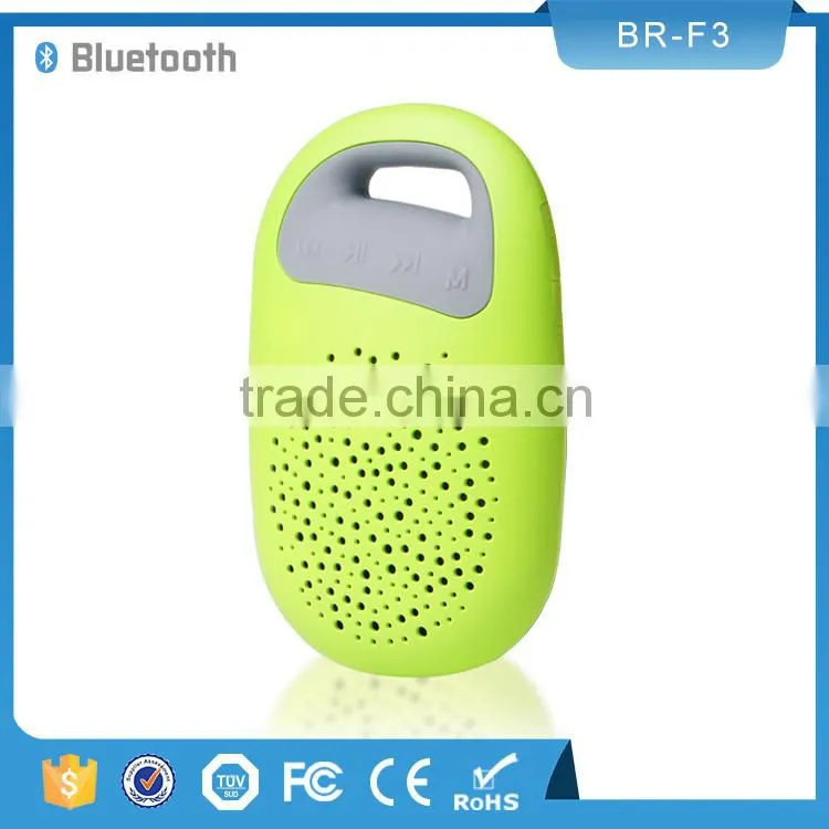 Factory sale new powerful waterproof bluetooth stereo shower round bluetooth speaker