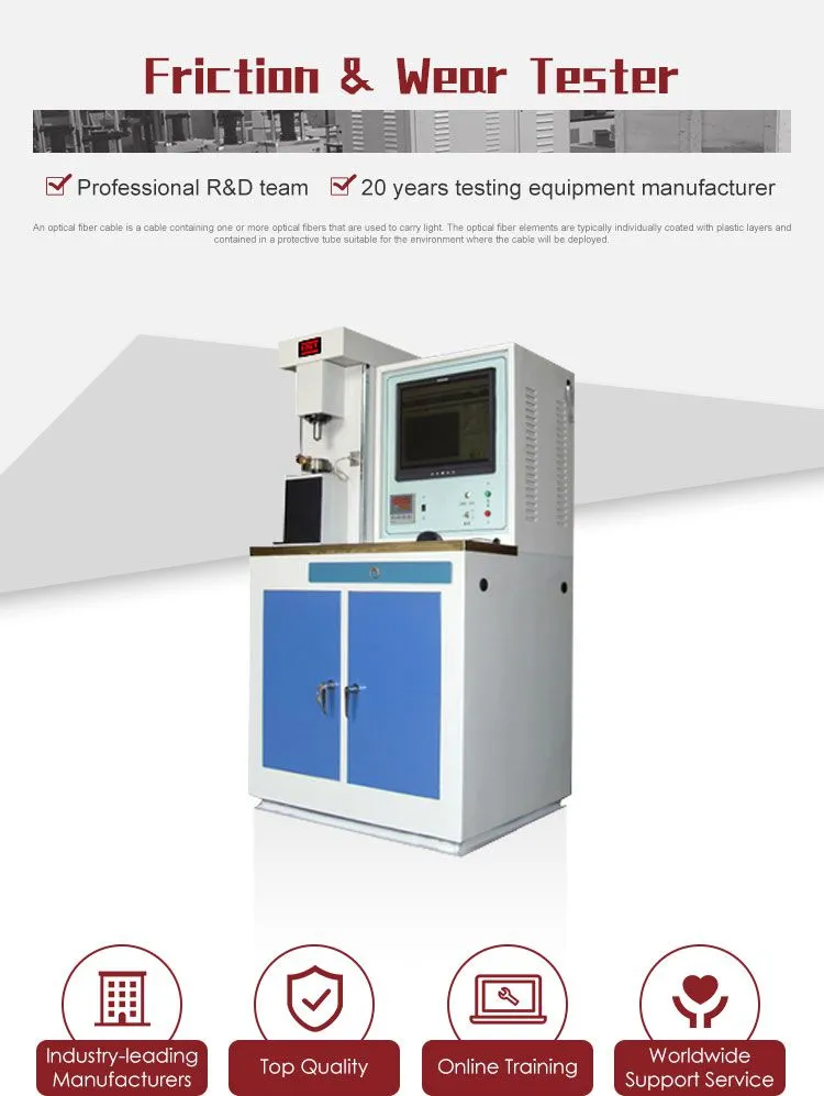 HST MRS-10 Four Ball Wear Testing Machine Computer-Controlled Electronic-Hydraulic Power Steel Material Abrasion Testing 1-Year