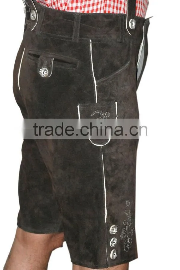 Bundhosen lederhosen,Oktoberfest trachten wear,Kurze lederhose,german hose,leather pants,shorts