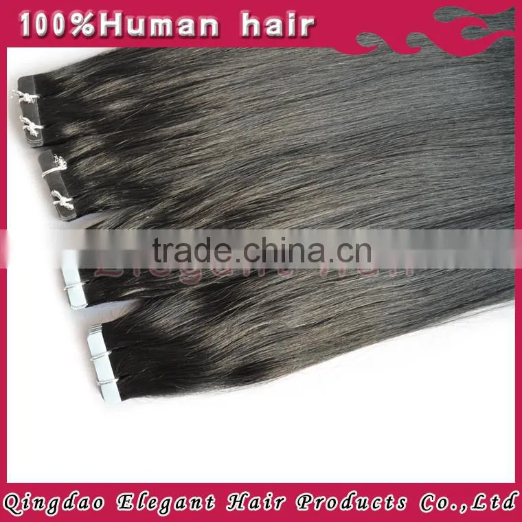 Popular 5A grade double sided fusion tape virgin human hair extension