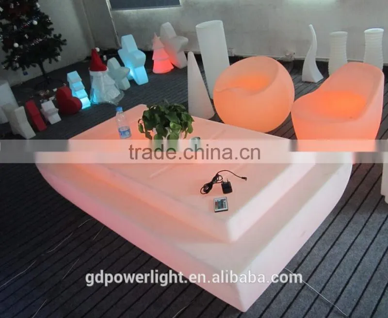 PE Plastic LED Bar Table with remote 16049E