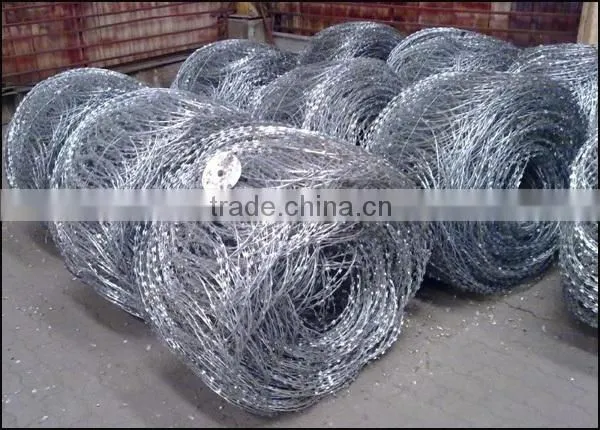 galvanized steel barbed wire