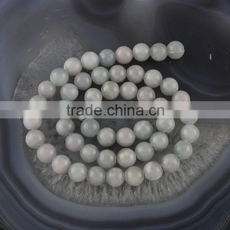 YJ1125-2 Wholesale Dark red Round Dyed Jade Stone Beads for jewelry making
