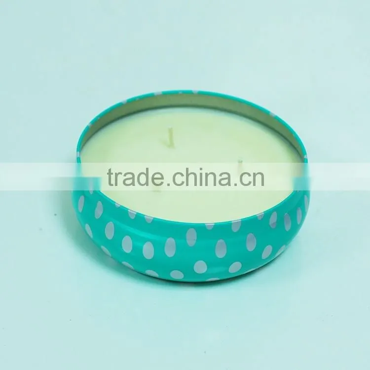 12OZ metal tin candle/scented tin candle with custom printing logo
