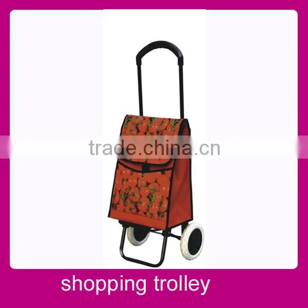 High Quality Lightweight Wheeled Shopping Trolley Grocery Bag Cart