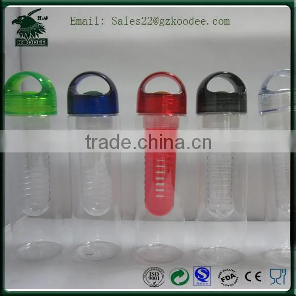 plastic tritan Citrus Water Bottle Lemon Water bottle fruit infuser water bottle