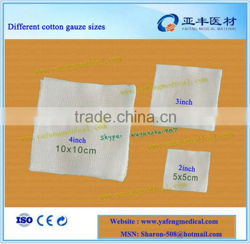 Disposable 30x20 medical gauze pieces