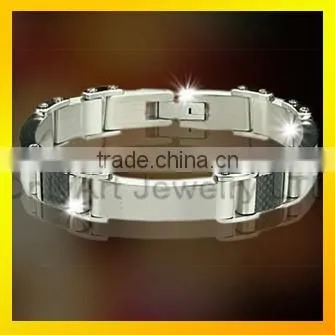 Stainless steel fitness bracelet 2016 fashion accessories bracelet