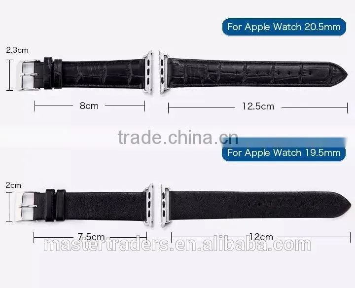 Original Joyroom Genuine Leather Classic Button Strap Watch Band Wrist Strap For 38MM Apple Watch MT-3625