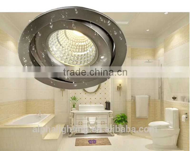 13W 2014 new IP54 adjustable dimmable 13W cob led down light