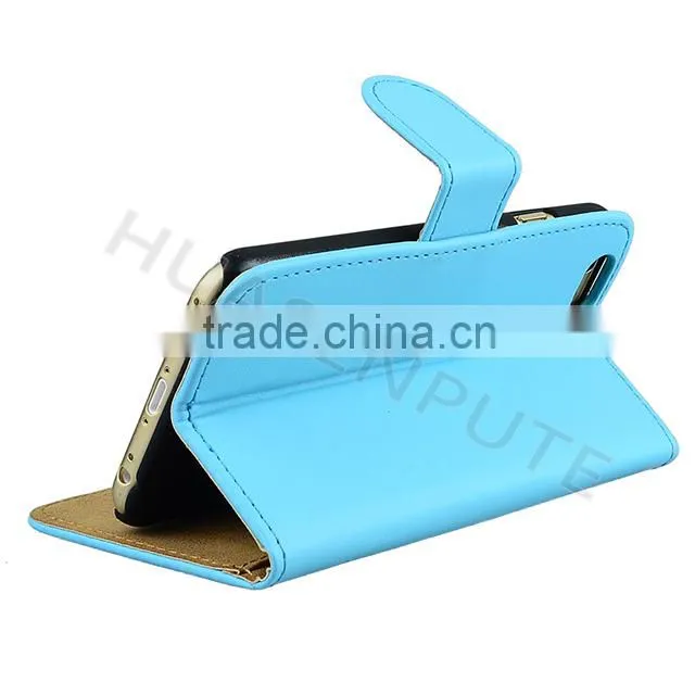 Alibaba Supplier High Quality Flip Leather Case For iPhone6S, Book Style Wallet Leather Case For iPhone6S/
