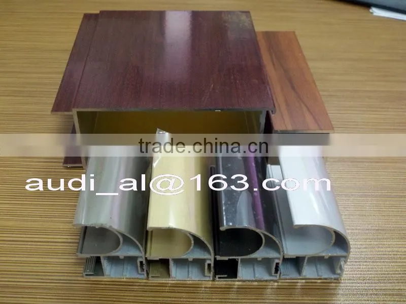 wardrobe furniture closet aluminum extrusion profiles /Perfil de aluminio