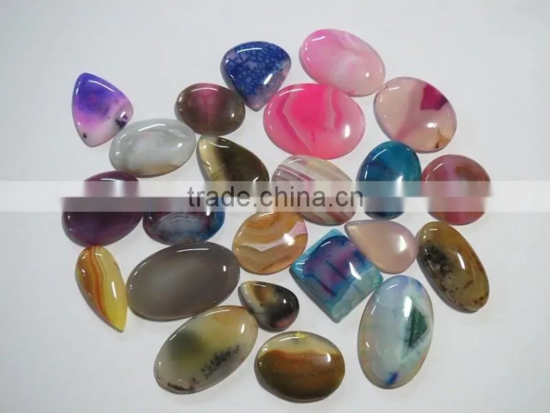 WHOLESALE Discounted Multi color Onyx Gemstone Cabochons