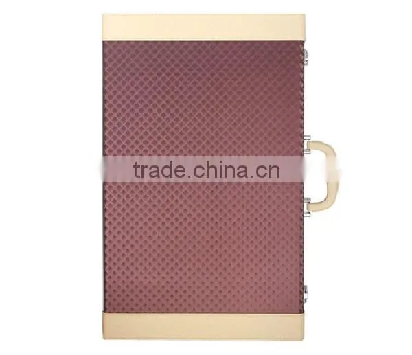 Exquisite Design 6 bottles leather wine box,wine set