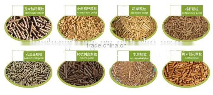 XGJ560 wood biomass rice husk pellet making machine