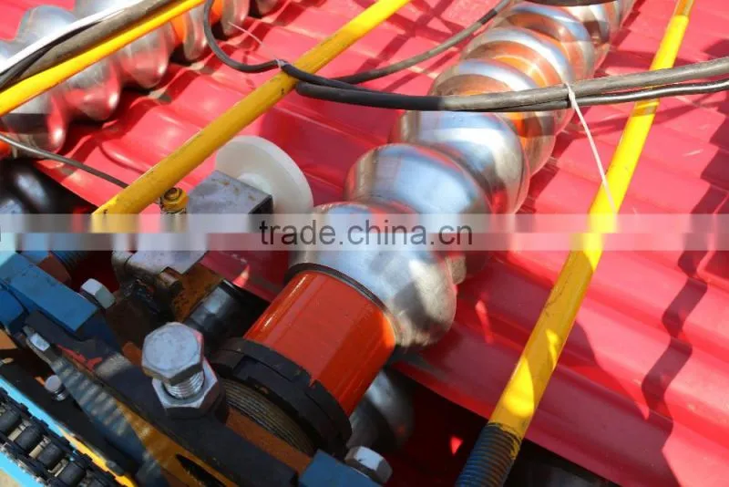 corrugated sheet metal roof making machine, Double Layer for Corrugated and Trapezoidal Roof Tile Machine