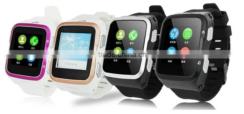 3G WCDMA Android V5.1 Smart Watch Phone Wifi Bluetooth Smartwatch GPS Sport Wristwatch 1.54" PWM Screen HD 2.0M Camera