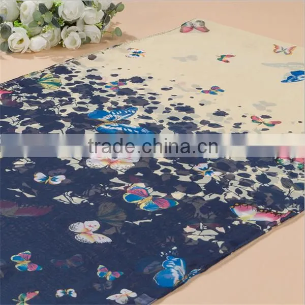 2015 hot selling low pricde fashion lady colorful silk scarf