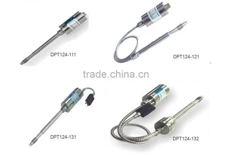 Melt pressure transducer flexible tube explosion proof