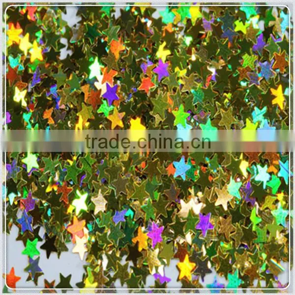 Colorful Nail Art Glitter acrylic powder for nail decoration set,shape glitter