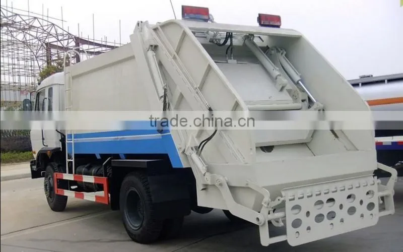 Dongfeng Chassis 8 Cubic Meters Garbage Refuse Compactor Truck