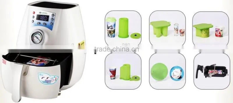 DIY Mini 3d sublimation for phone vacuum heat press machine
