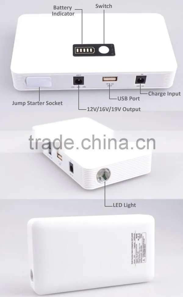 Auto car jump starter, multi function jump starter, power bank car Jump Starter 12000mAh, Mini Mobile Car Jump Starter
