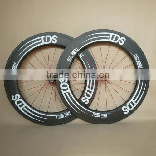 23mm Wide U Shape Tubular Carbon Wheels 88mm Bicycle Wheelset ruedas carbono