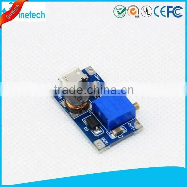 2A booster board DC-DC boost module input wide voltage 2-24V to 5/9/12/24V adjustable 2577