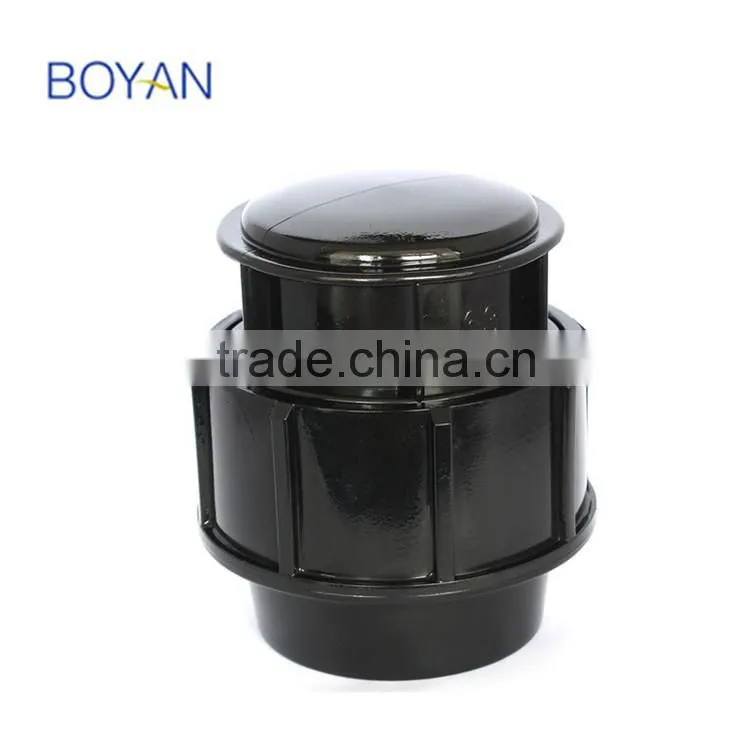 PN16 Plastic Pipe Fitting For Irrigation Black 20-110mm PP Compression Plug