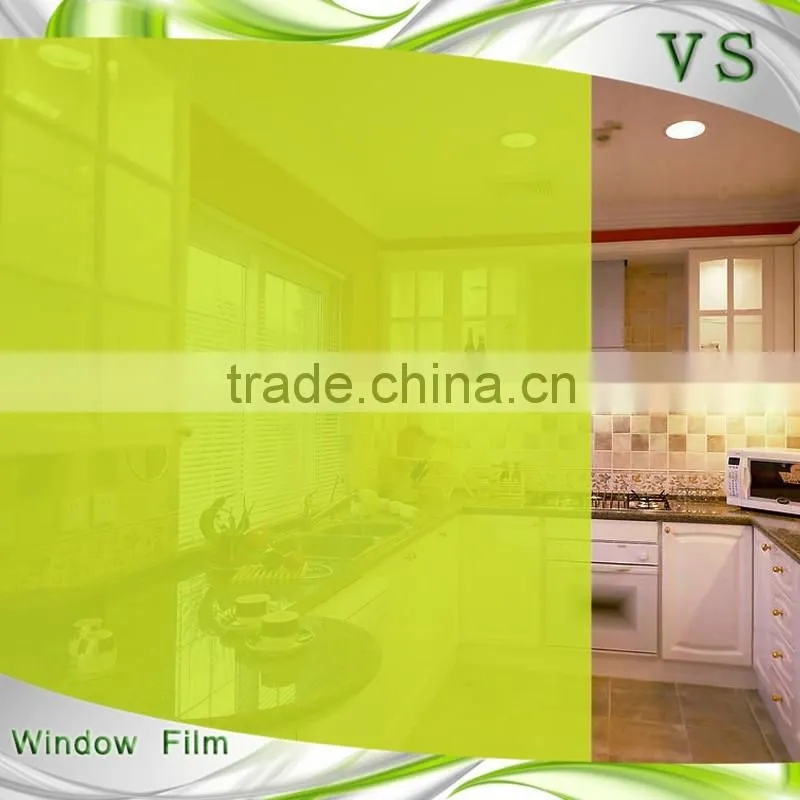 China Supplier Suzhou vis orange color privacy film for building glass window
