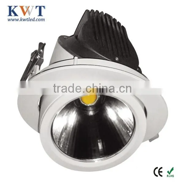 2014 popular price competitive Dimming Triac/0-10V Citizen cob Gimbal led downlight SAA CE ROHS