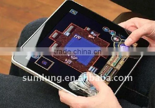 Joystick for iPad 2, game controller, plastic joystick for tablet PC, analog joystick