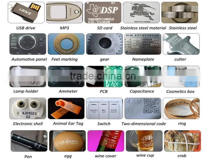 New Cheap Portable Mini Fiber Color Pigeon Ring Laser Marking Machine Plastic Tag Engraver Machine