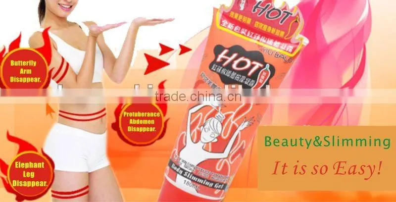 2012 Best Seller! Yili Balo Hot Red Chili Weight Loss Massage Body Slimming Gel 85 ML