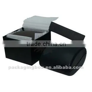 Black ring gift box with led