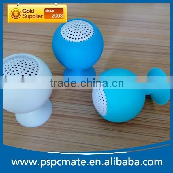 Red Wine Glass Shaped Mini Wired Silicon Speaker with Suction Cup