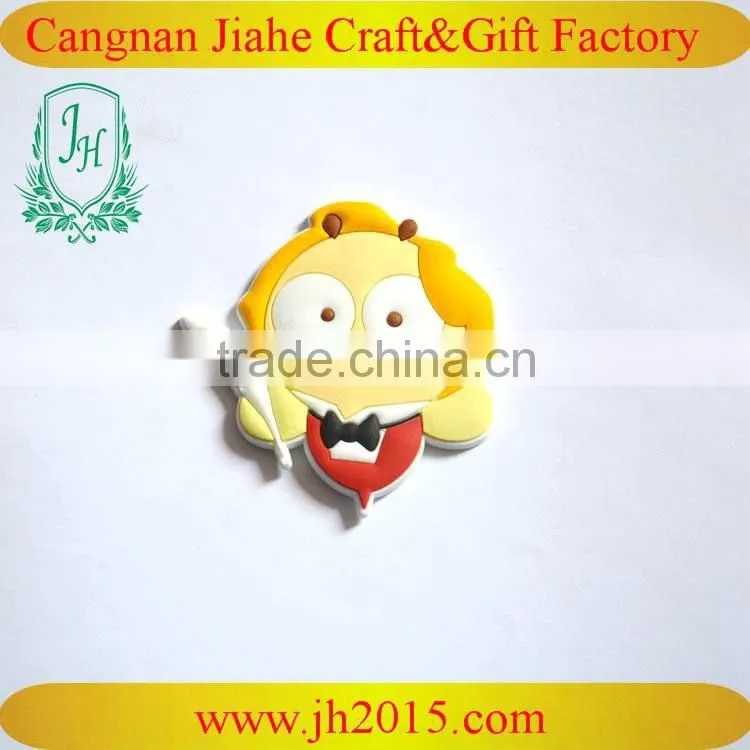 High quality cartoon keyring custom rubber soft pvc keychain