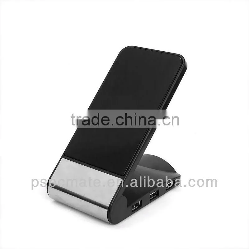 Hot sale Car USB HUB 2.0 with 4 ports and mobile phone holder