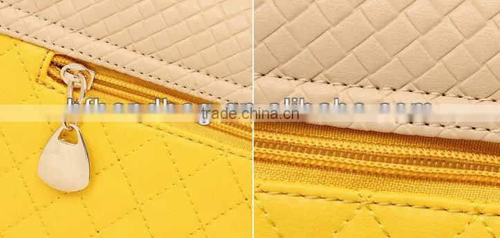 New attractive ladies pu bags with metal parts, nice and fashion pu bags for lady