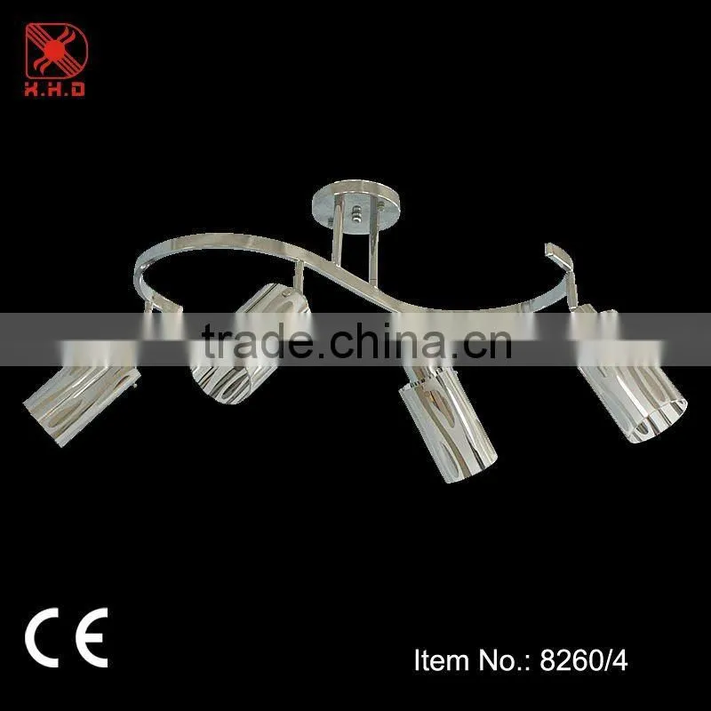 Chrome and white Chandelier pendant for living room made in China