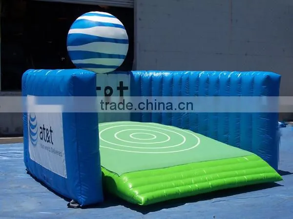 inflatable golf chip on mat , inflatable golf ball mat