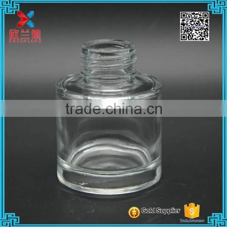50ml Hot sale aroma reed diffuser empty smooth round decorative bottle